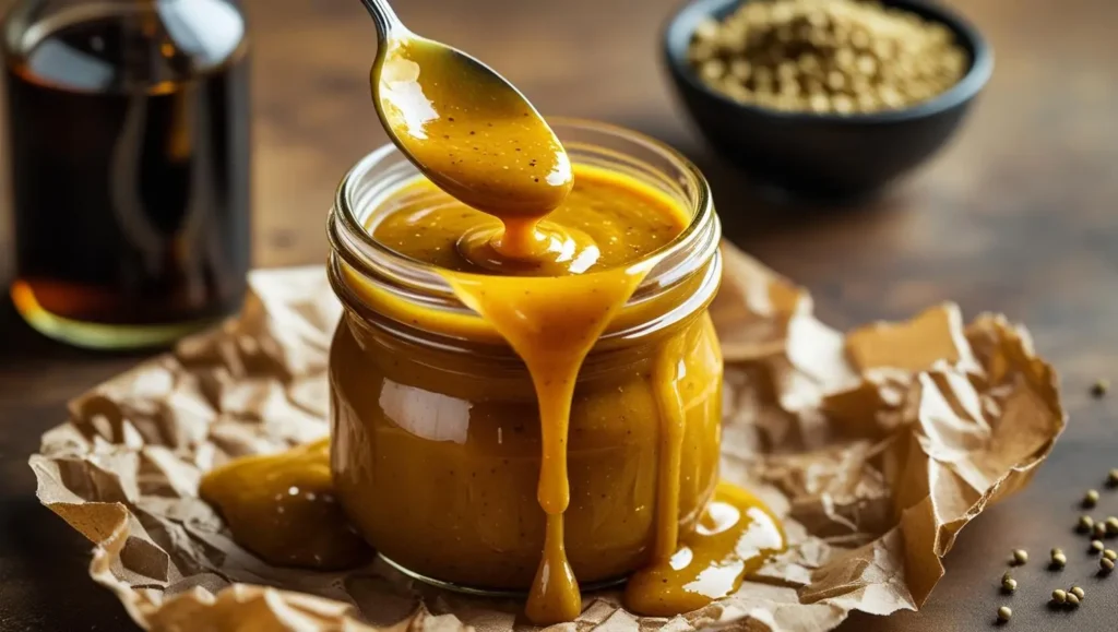 The Ultimate Guide to BBQ Sauce: Styles, Regions & When to Use Each 185 South Carolina mustard BBQ sauce in jar