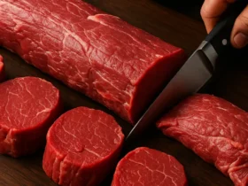 Raw center cut filet mignon