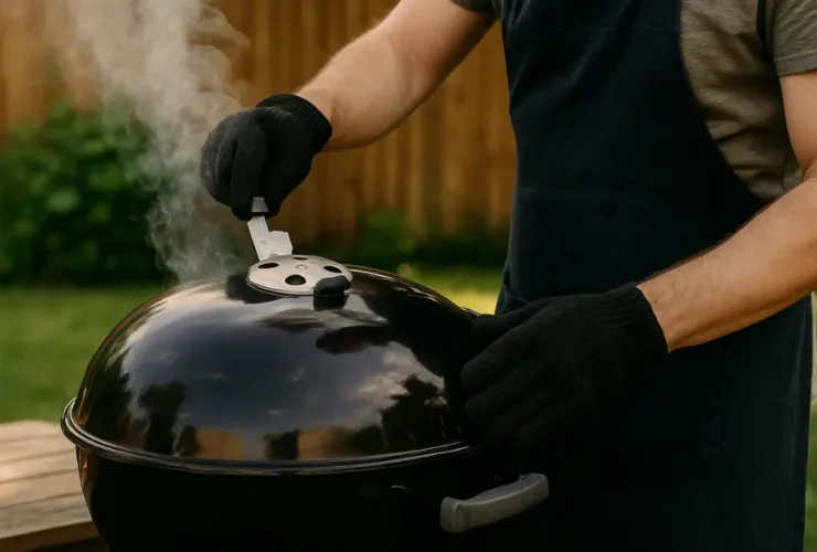 How to Control Heat on a Charcoal Grill Featured