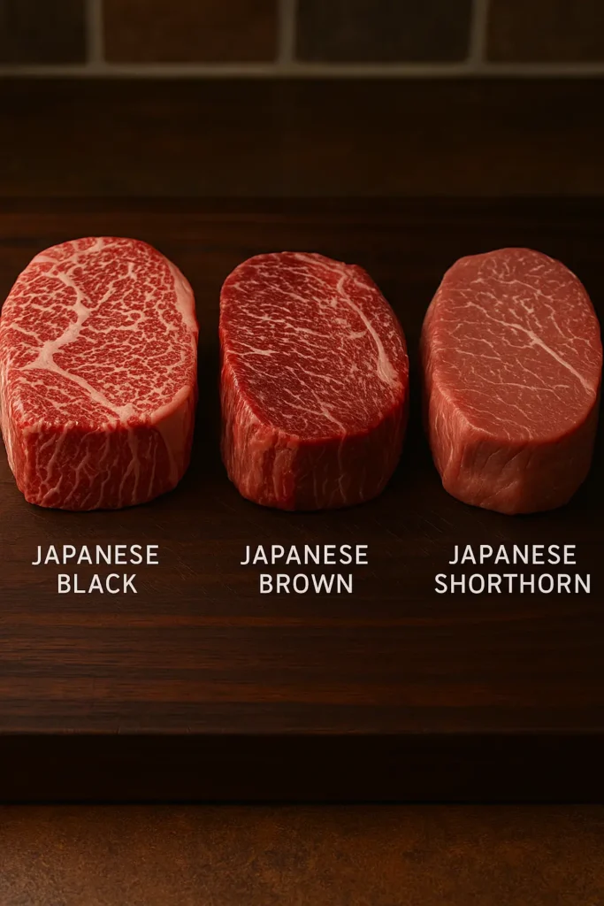 The Ultimate Carnivore’s Guide to Japanese Wagyu: Types, Grades & How to Cook the World’s Finest Beef 110 Different type of Wagyu beef cuts showing marbling levels