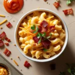 Kraft Mac & Cheese Cups with creative add-ins on a kitchen counter